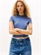 TJW SLIM SH SCRIPT TEE blue moment