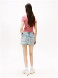 TJW SLIM SH SCRIPT TEE tahiti berry