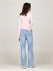 TJW SLIM STRIPE ESSENTIAL RIB LS ballet pink - stripe