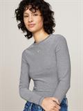 TJW SLIM STRIPE ESSENTIAL RIB LS dark night navy - stripe