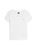TJW SLIM V-NECK TEE ecru