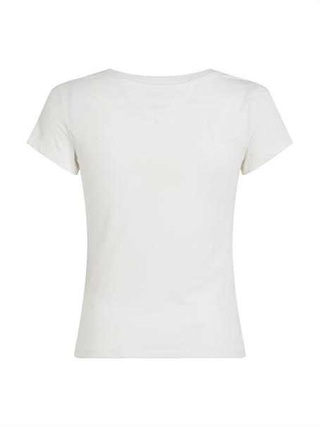 TJW SLIM V-NECK TEE ecru
