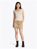 TJW SLIM VNECK GMD RIB SS ancient white