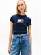 TJW SLIM WAVY FLAG TEE EXT dark night navy