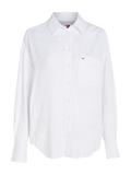 TJW SP OVR LINEN SHIRT white