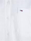 TJW SP OVR LINEN SHIRT white