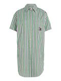 TJW STRIPE SS SHIRT DRESS coastal green - multi