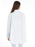 TJW SUPER OVERSIZED SHIRT shimmering blue