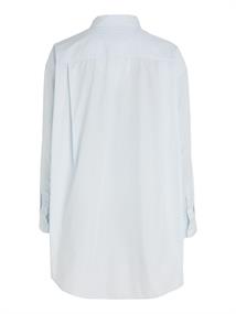 TJW SUPER OVERSIZED SHIRT shimmering blue