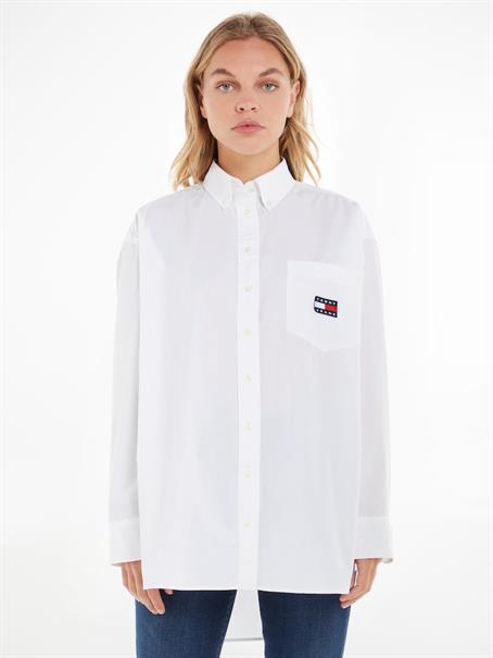 TJW SUPER OVERSIZED SHIRT white