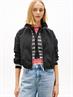 TJW TIE SIDE HIGH NECK JACKET black