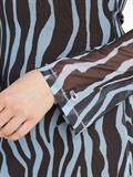 TJW ZEBRA MAXI KNIT DRESS zebra aop