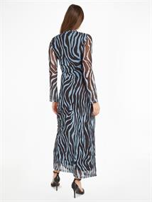 TJW ZEBRA MAXI KNIT DRESS zebra aop