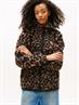 TJW ZIP THROUGH BADGE TEDDY leopard aop