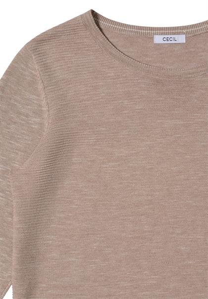toffee cream heather melange