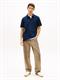 Tommy Badge Regular Fit Waffle Knit Polo Shirt dark night navy