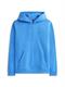 Tommy Flag Brushed Fleece Hoody blue twilight