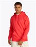 Tommy Flag Brushed Fleece Hoody bright vermillion