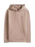 Tommy Flag Brushed Fleece Hoody ivy mink