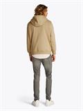 Tommy Flag Brushed Fleece Hoody relic tan