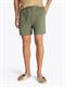 Tommy Flag Embroidery Sweat Shorts aruba green