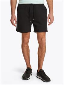 Tommy Flag Embroidery Sweat Shorts black