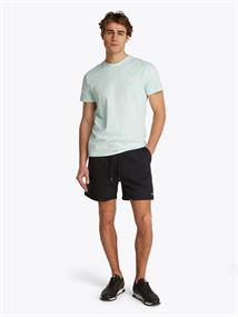 Tommy Flag Embroidery Sweat Shorts black