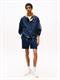 Tommy Flag Embroidery Sweat Shorts dark night navy