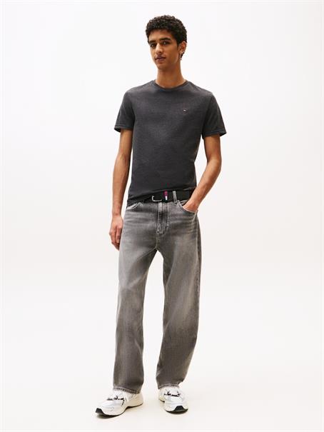 Tommy Flag Extra Slim Jersey T-Shirt black htr