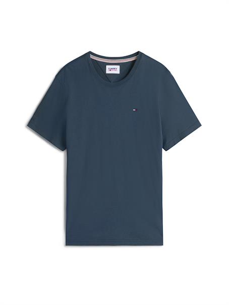 Tommy Flag Extra Slim Jersey T-Shirt black iris