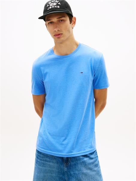Tommy Flag Extra Slim Jersey T-Shirt blue twilight htr