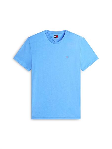 Tommy Flag Extra Slim Jersey T-Shirt blue twilight htr