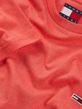 Tommy Flag Extra Slim Jersey T-Shirt bright vermillion htr