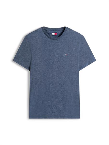 Tommy Flag Extra Slim Jersey T-Shirt dark night navy htr