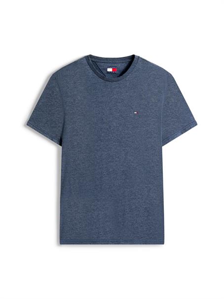 Tommy Flag Extra Slim Jersey T-Shirt dark night navy htr
