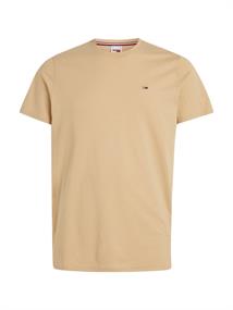 Tommy Flag Extra Slim Jersey T-Shirt gentle gold