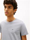 Tommy Flag Extra Slim Jersey T-Shirt gravel grey