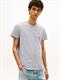 Tommy Flag Extra Slim Jersey T-Shirt gravel grey