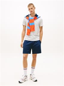 Tommy Flag Extra Slim Jersey T-Shirt ice grey heather