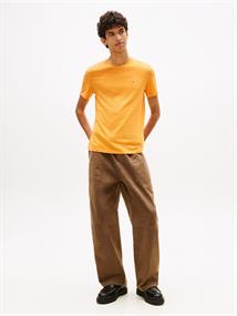 Tommy Flag Extra Slim Jersey T-Shirt lush orange htr