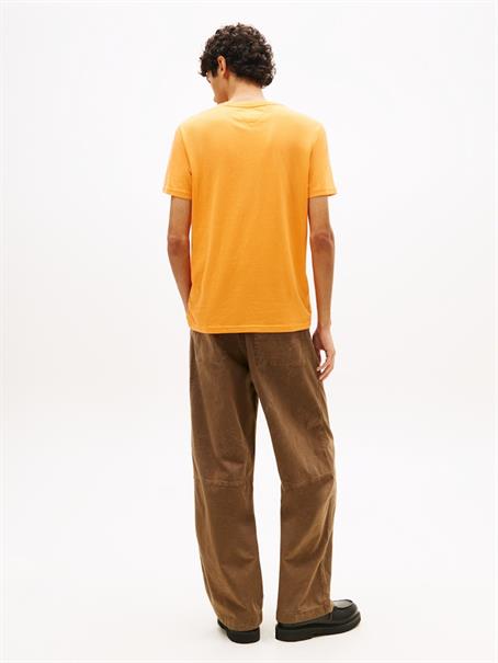 Tommy Flag Extra Slim Jersey T-Shirt lush orange htr