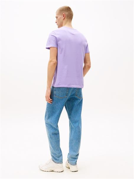 Tommy Flag Extra Slim Jersey T-Shirt ophelia purple
