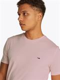Tommy Flag Extra Slim Jersey T-Shirt precious pink htr
