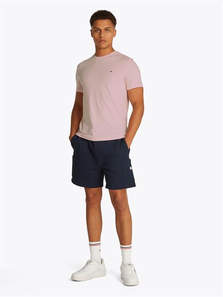 Tommy Flag Extra Slim Jersey T-Shirt precious pink htr