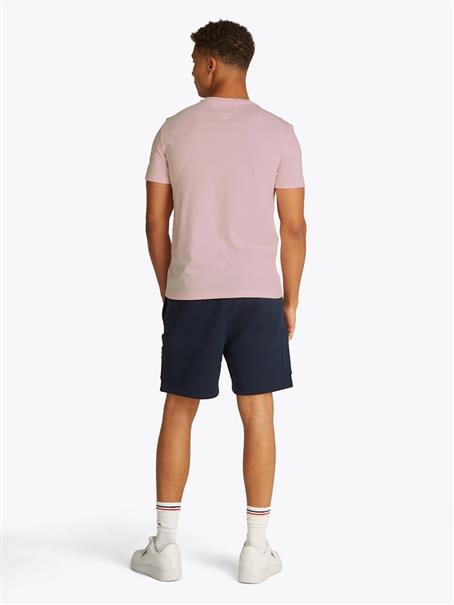 Tommy Flag Extra Slim Jersey T-Shirt precious pink htr