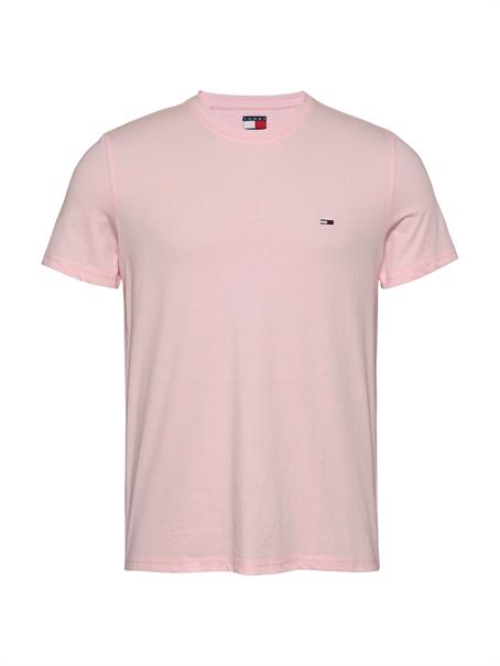 Tommy Flag Extra Slim Jersey T-Shirt precious pink htr
