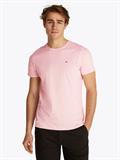 Tommy Flag Extra Slim Jersey T-Shirt precious pink