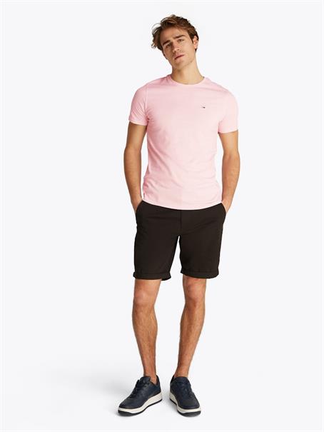 Tommy Flag Extra Slim Jersey T-Shirt precious pink