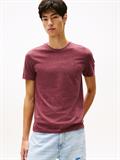 Tommy Flag Extra Slim Jersey T-Shirt red wine htr