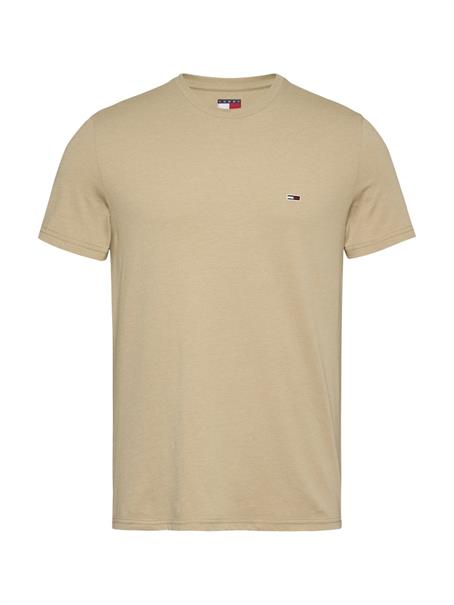 Tommy Flag Extra Slim Jersey T-Shirt relic tan htr